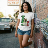 T-shirt Drapeau mexicain de Los Angeles