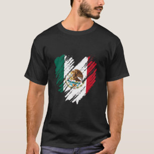 T-shirt Drapeau mexicain de Mexico City He Mexique