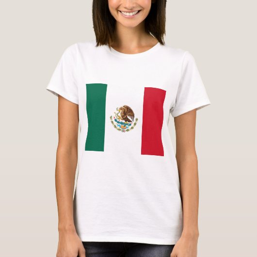T-shirt Drapeau mexicain - Drapeau mexicain (Devant)