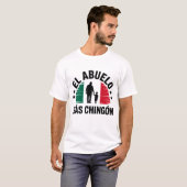 T-shirt Drapeau mexicain El Abuelo Mas Chingon (Devant entier)
