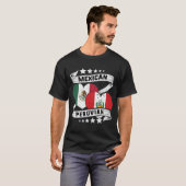 T-shirt Drapeau Mexicain Et Péruvien (Devant entier)