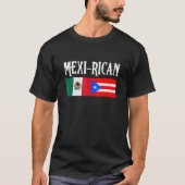 T-shirt Drapeau mexicain mexicain Porto Rico (Devant)