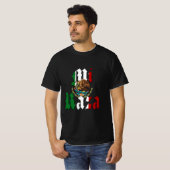 T-shirt Drapeau mexicain MI RAZA (Devant entier)