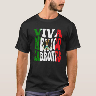 T-shirt Drapeau mexicain Viva Mexique Fierté Fête de l'Ind