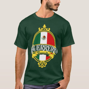 T-shirt Drapeau Mexique de la famille Guerrero