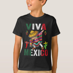 T-shirt Drapeau Mexique Fête de l'Indépendance Mexicaine H