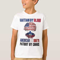 Drapeau mi-haïtien mi-américain Haïti USA