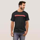 T-shirt Drapeau minimaliste autrichien (Devant entier)