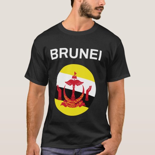 T-shirt Drapeau moderne de Brunei (Devant)