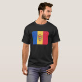 T-shirt Drapeau Moldavie (Devant entier)