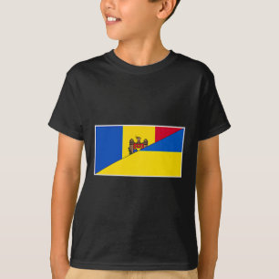 T-shirt Drapeau Moldavie Ukraine Fierté moldave ukrainienn