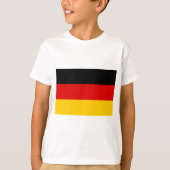 T-shirt Drapeau mondial de l'Allemagne (Devant)