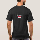 T-shirt Drapeau Monégasque, Drapeau de Monaco (Dos)