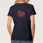 T-shirt Drapeau monochrome de la Mongolie (Dos)