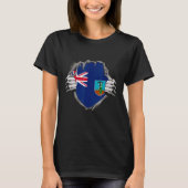 T-shirt Drapeau Montserrat (Devant)