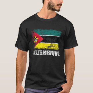 T-shirt Drapeau Mozambique T Chemise Drapeau Mozambique Te