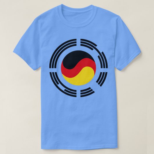 T-shirt Drapeau multilingue coréen (Design devant)