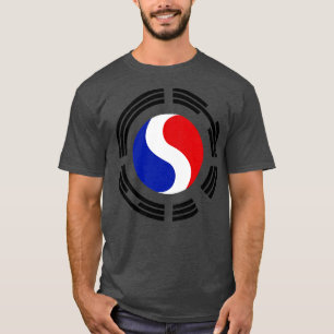 T-shirt Drapeau multilingue coréen