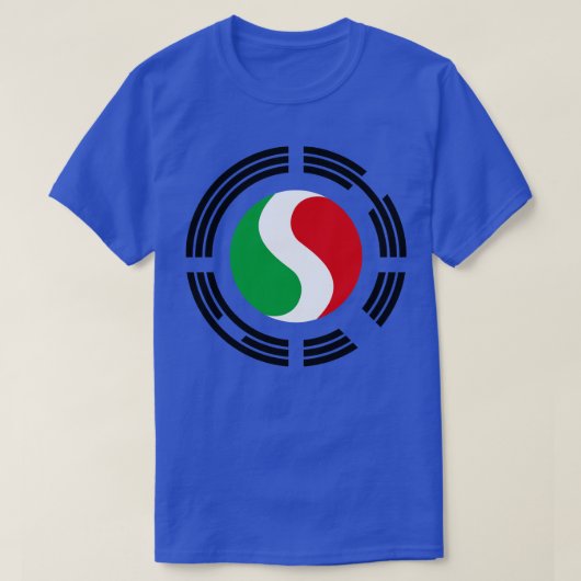 T-shirt Drapeau multilingue coréen (Design devant)