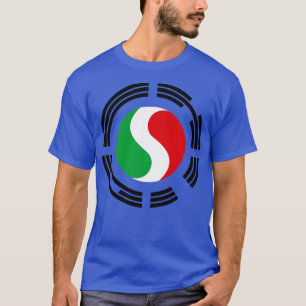 T-shirt Drapeau multilingue coréen