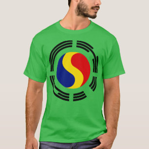 T-shirt Drapeau multipatriotique coréen