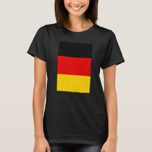T-shirt Drapeau National Allemand De L'Allemagne