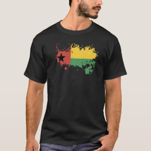 T-shirt Drapeau national de Guinée-Bissau souvenir pour ho