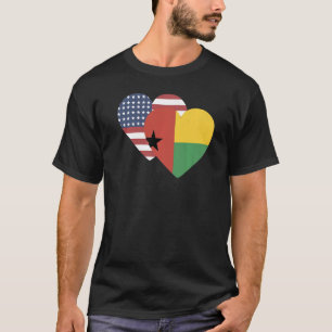 T-shirt Drapeau national de Guinée-Bissau souvenir pour ho