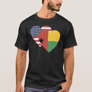 T-shirt Drapeau national de Guinée-Bissau souvenir pour ho