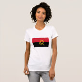 T-shirt Drapeau national de l'Angola (Devant entier)