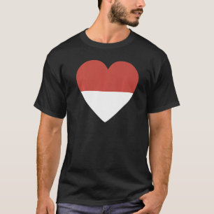 T-shirt Drapeau national de l'Indonésie souvenir pour les