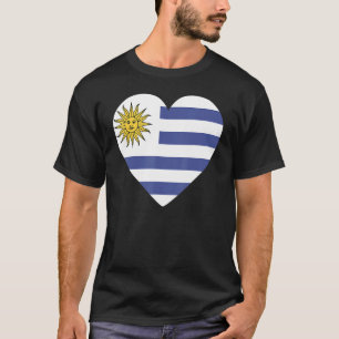 T-shirt Drapeau national de l'Uruguay souvenir pour hommes