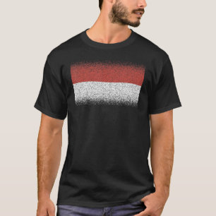 T-shirt Drapeau national de Monaco souvenir pour hommes fe