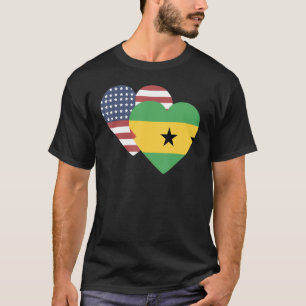 T-shirt Drapeau national de Saint Thomas souvenir pour hom