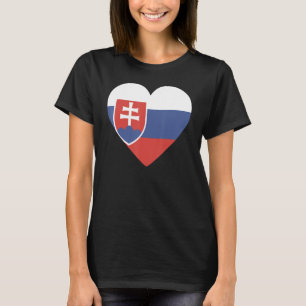 T-shirt Drapeau national de Slovaquie souvenir pour les fe