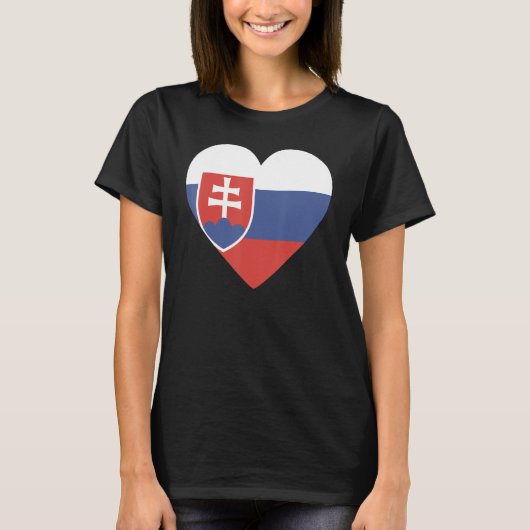 T-shirt Drapeau national de Slovaquie souvenir pour les fe (Devant)
