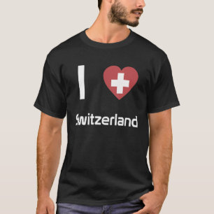T-shirt Drapeau national de Suisse souvenir pour les homme