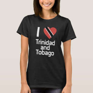 T-shirt Drapeau national de Trinidad souvenir pour les fem