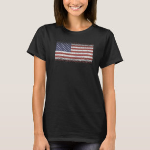 T-shirt Drapeau National des Etats-Unis souvenir pour homm