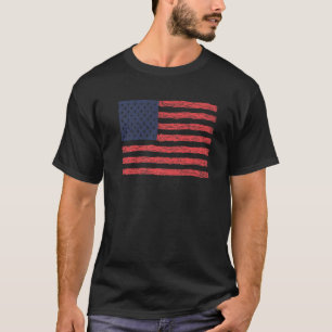 T-shirt Drapeau National des Etats-Unis souvenir pour homm