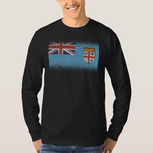 T-shirt Drapeau national des Fidji souvenir pour hommes fe (Devant)