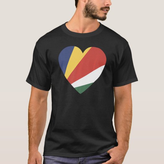 T-shirt Drapeau national des Seychelles souvenir pour les (Devant)