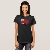 T-shirt Drapeau National Des Tonga (Devant entier)
