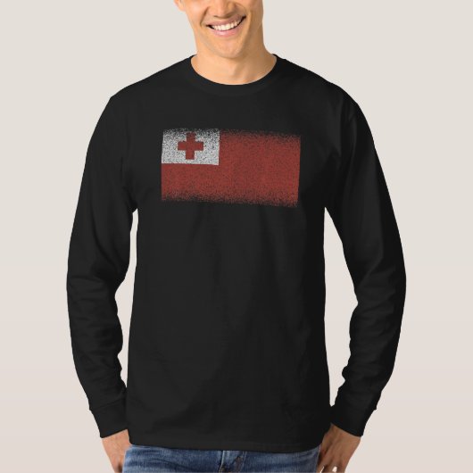 T-shirt Drapeau national des Tonga souvenir pour hommes fe (Devant)