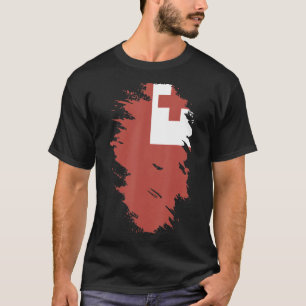 T-shirt Drapeau national des Tonga souvenir pour les femme