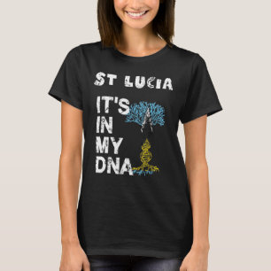 T-shirt Drapeau national Dna Strand St Lucia