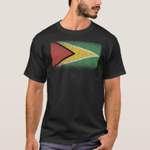 T-shirt Drapeau national du Guyana souvenir pour les femme