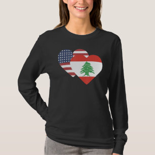 T-shirt Drapeau national du Liban souvenir pour les femmes