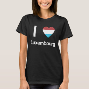 T-shirt Drapeau national du Luxembourg souvenir pour homme