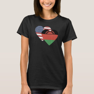 T-shirt Drapeau national du Malawi souvenir pour hommes fe